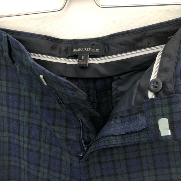 Banana Republic Avery Black Watch Plaid Trouser - Picture 5 of 12